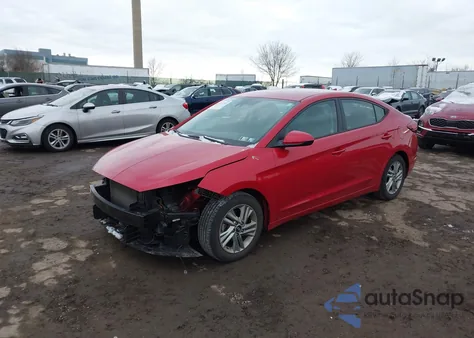 2020 Hyundai Elantra Sel z USA, uszkodzony, nr VIN 5NPD84LF4LH550374
